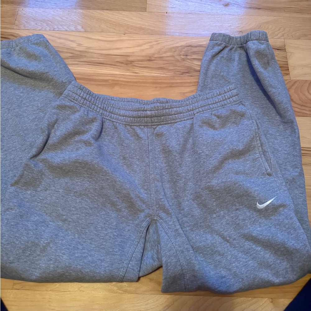 Gray Nike sweats
